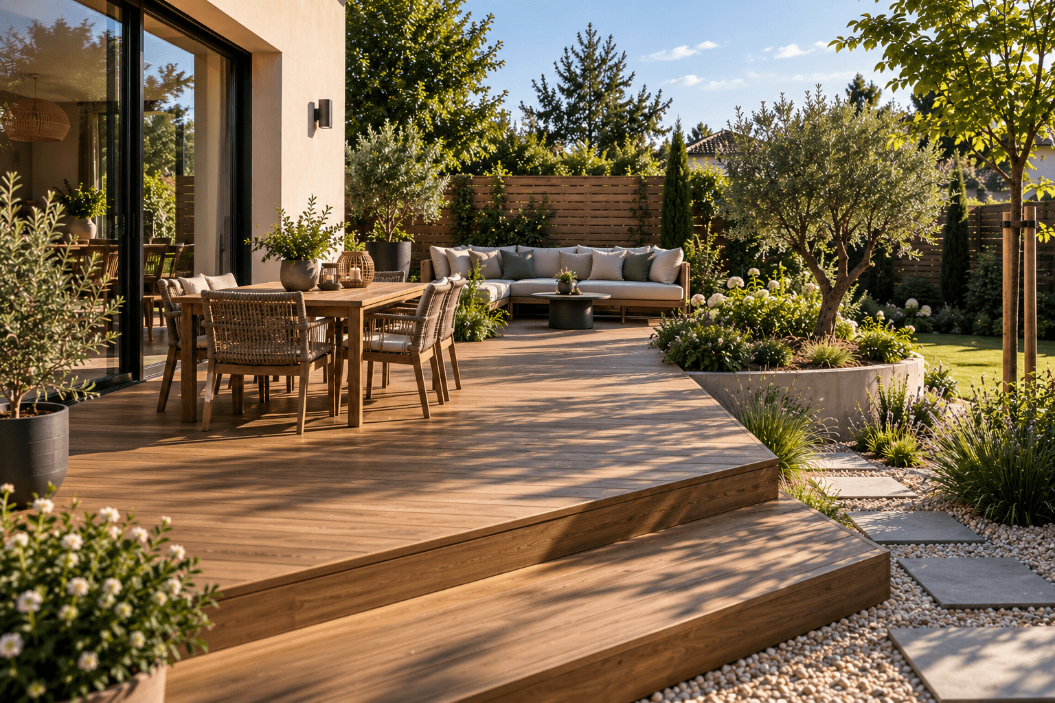 Terrasse & abords — Terrasse bois